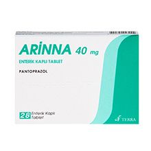 ARİNNA 40 MGg 28 ENTERISCHE ÜBERSCHICHTETE TABLETTEN