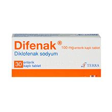 DİFENAK 100 MG 30 ENTERISCHE ÜBERSCHICHTETE TABLETTEN