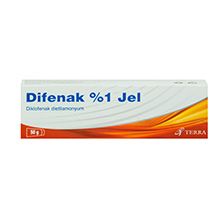 DİFENAK 1% 50 GR GEL