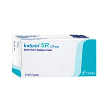 İNDURİN SR 1,5 MG, SUSTAINED RELEASE 30 FILMTABLETTEN